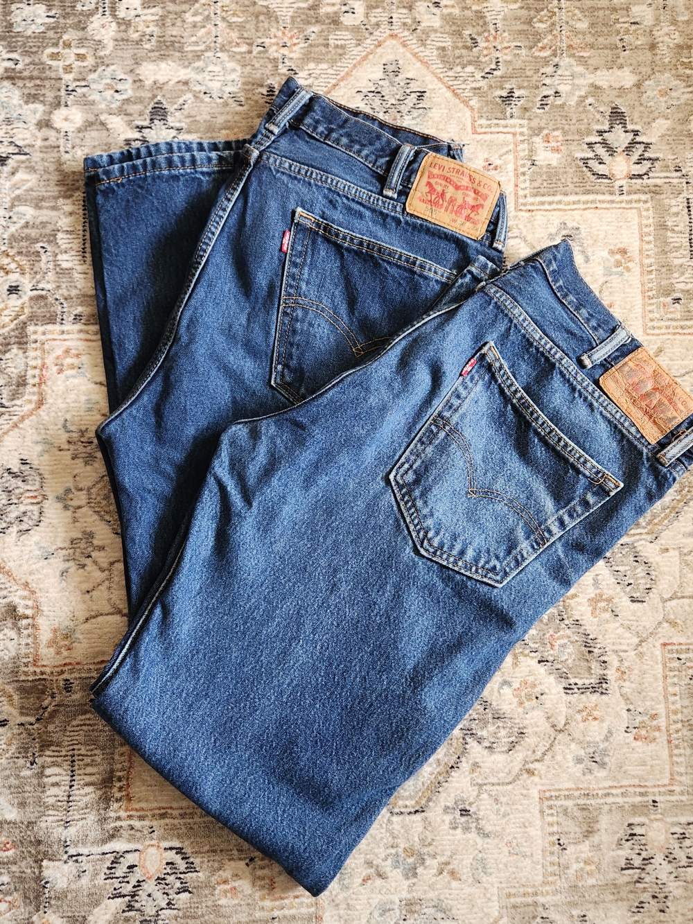 Levi's 505 Bundle Of 2 Men's Classic Straight Jeanz 38×34